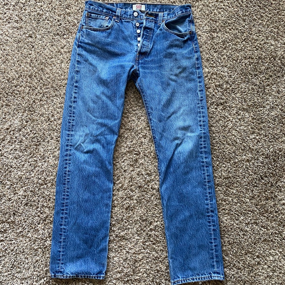 501’s Levi’s denim jeans